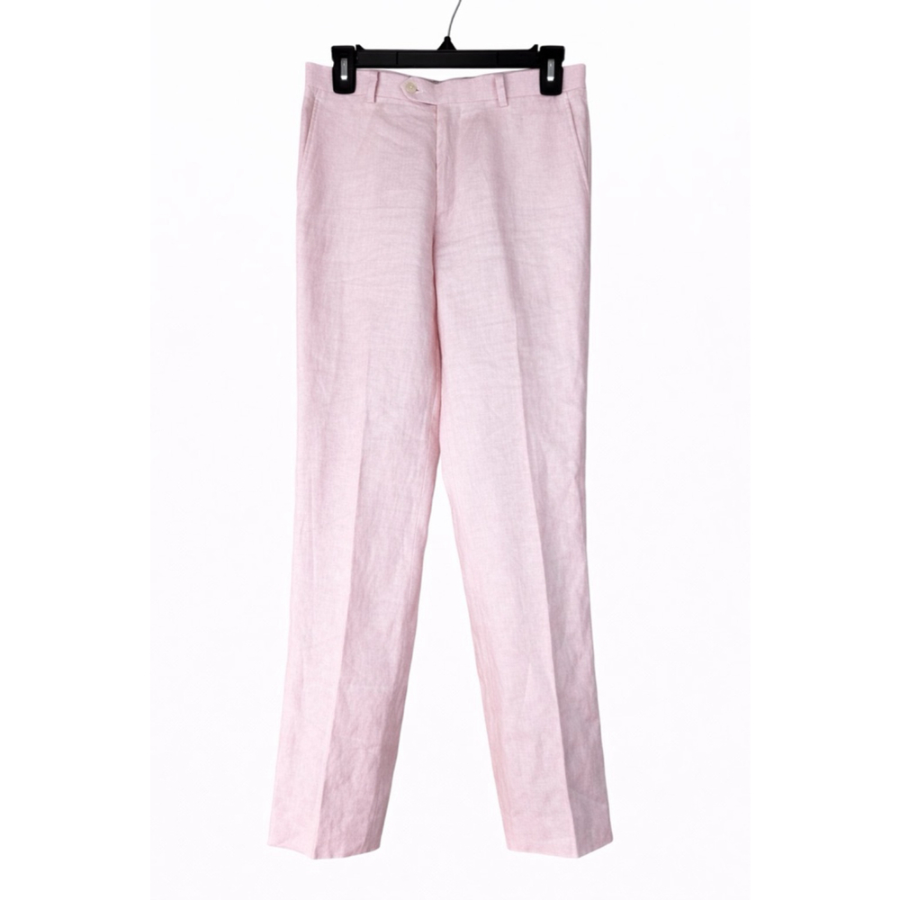 LAUREN Ralph Lauren Young Men’s Pink Linen Trousers Size 18R X 29W